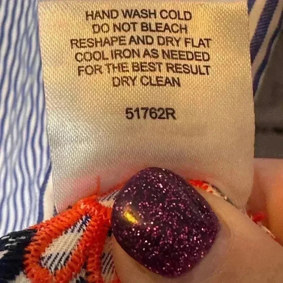 Anthropologie Romeo & Juliet Couture Embroidered Off Shoulder Dress Sz. Small - Picture 7 of 11